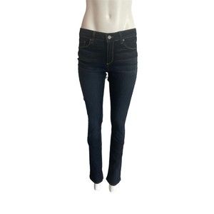 Paige Skyline Straight Dark Blue Women's Jeans Size 31